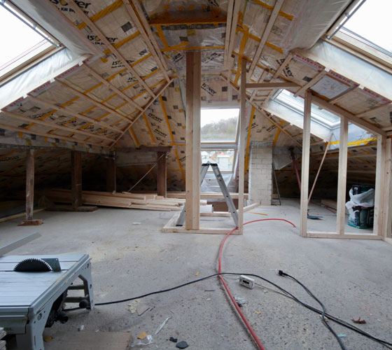 Dachgeschossausbau